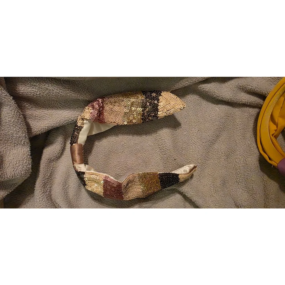 5 EUC Headbands Sequined or Fabric